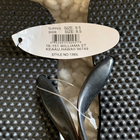 Locals USA Massage Women’s Black Strap Slippa Flip Flop, size 7 - Picture 6 of 9